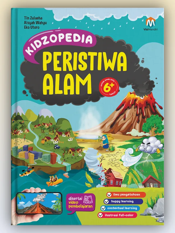 Sampul buku Kidzopedia Peristiwa Alam