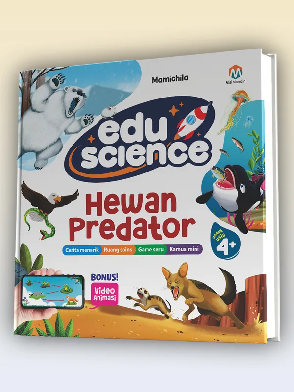 Sampul buku EduScience Hewan Predator