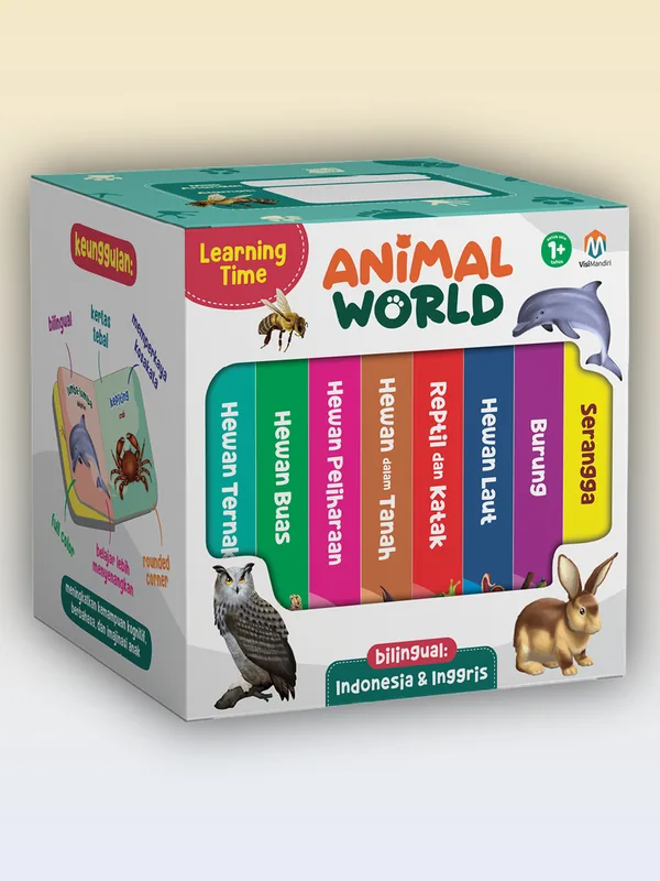 Sampul buku Learning Time Animal World