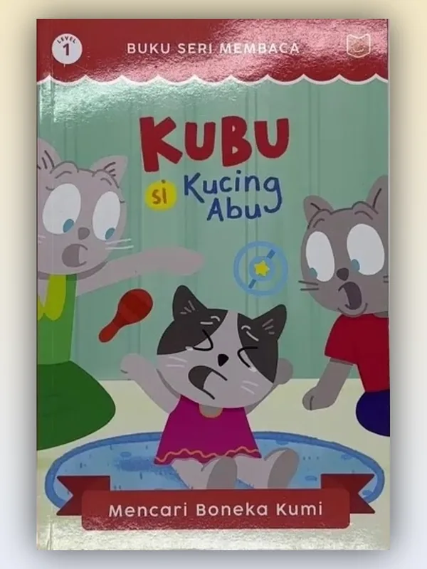 Sampul buku Seri Kubu Si Kucing Abu Level 1