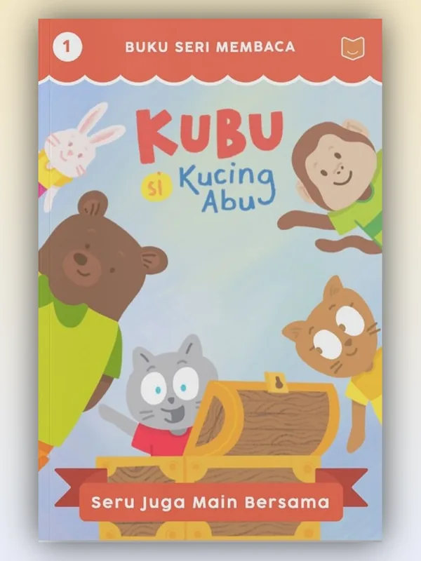 Sampul buku Kubu Si Kucing Abu: Seru Juga Main Bersama
