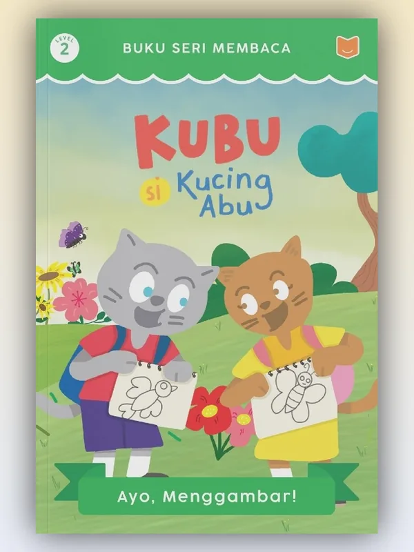 Sampul buku Kubu Si Kucing Abu: Ayo, Menggambar!