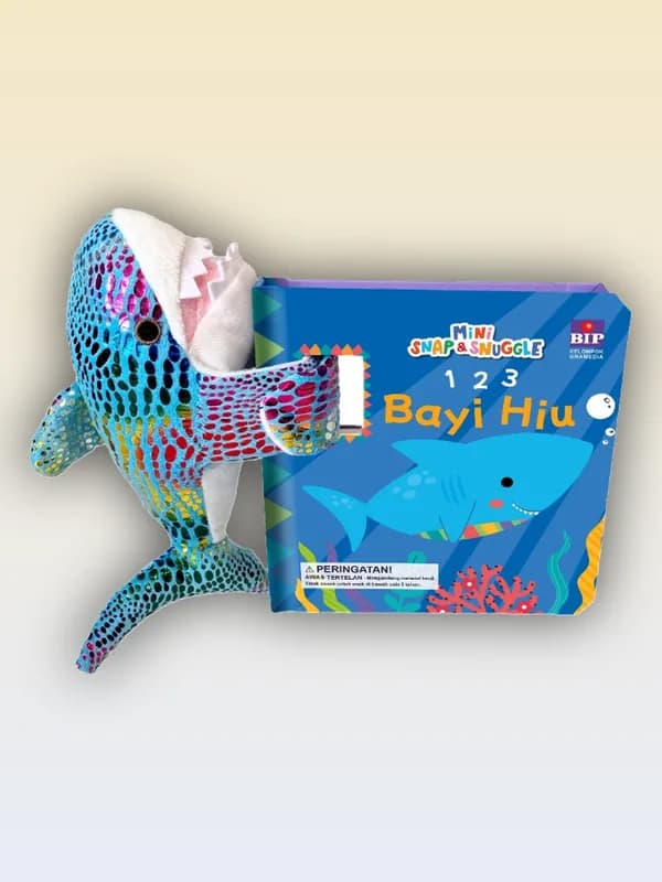 Sampul buku Mini Snap & Snuggle: 1 2 3 Bayi Hiu