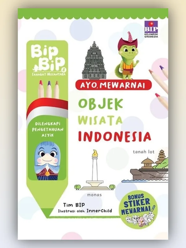 Sampul buku Buku Ayo, Mewarnai Objek Wisata Indonesia