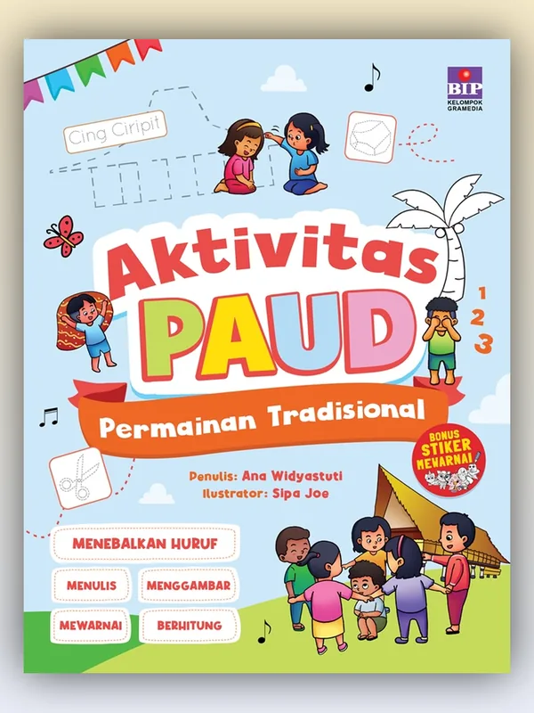 Sampul buku Aktivitas PAUD: Permainan Tradisional