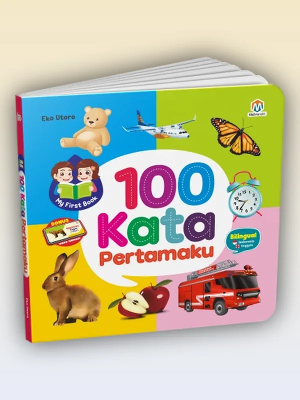 Sampul buku 100 Kata Pertamaku
