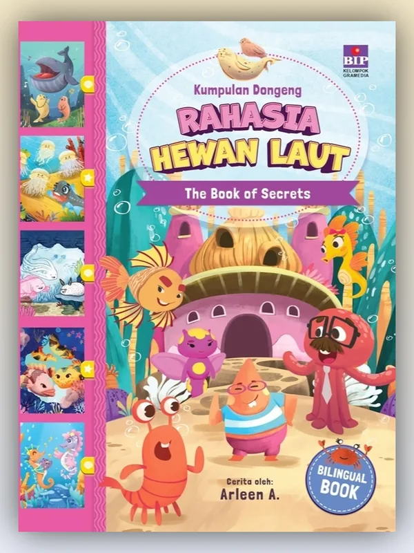 Sampul buku Kumpulan Dongeng Rahasia Hewan Laut