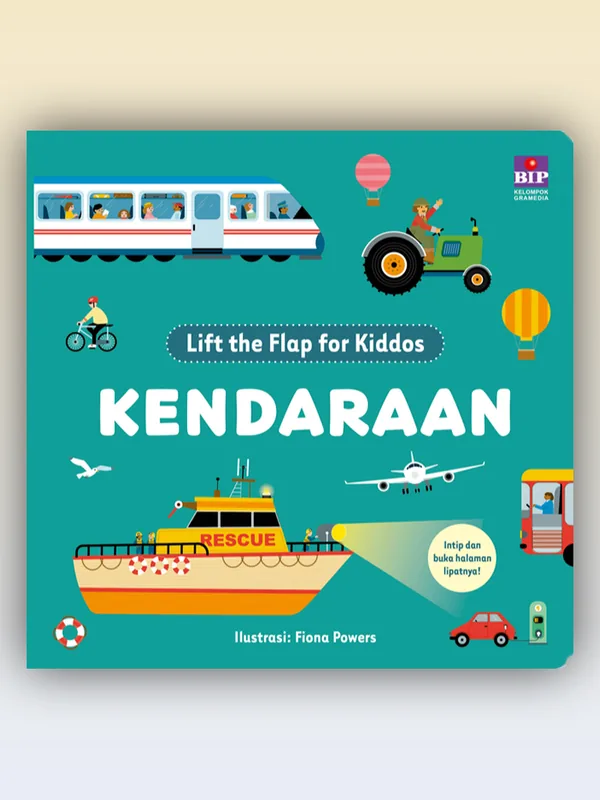 Sampul buku Lift the Flap for Kiddos: Kendaraan