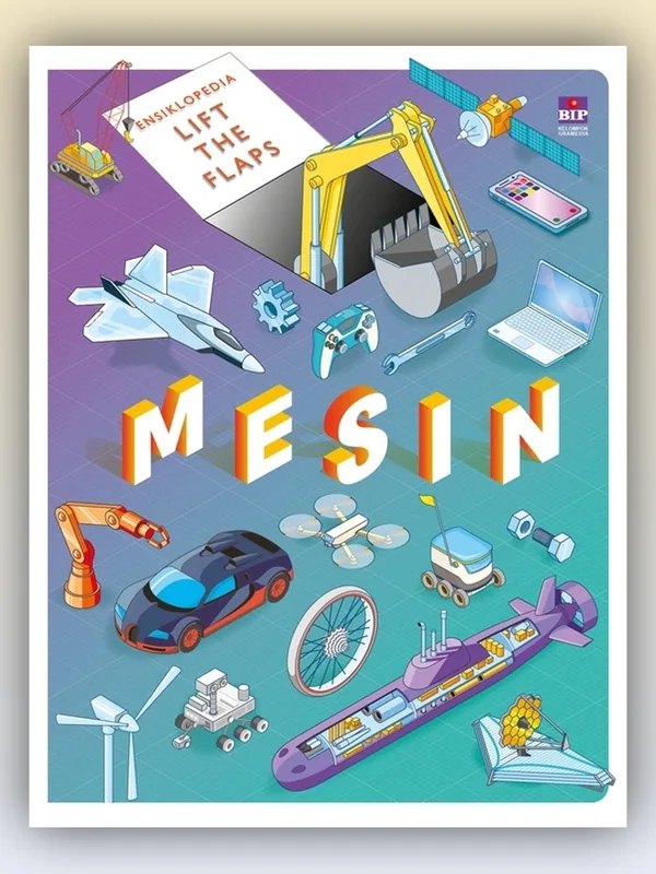 Sampul buku Buku Seri Ensiklopedia Lift the Flaps: Mesin