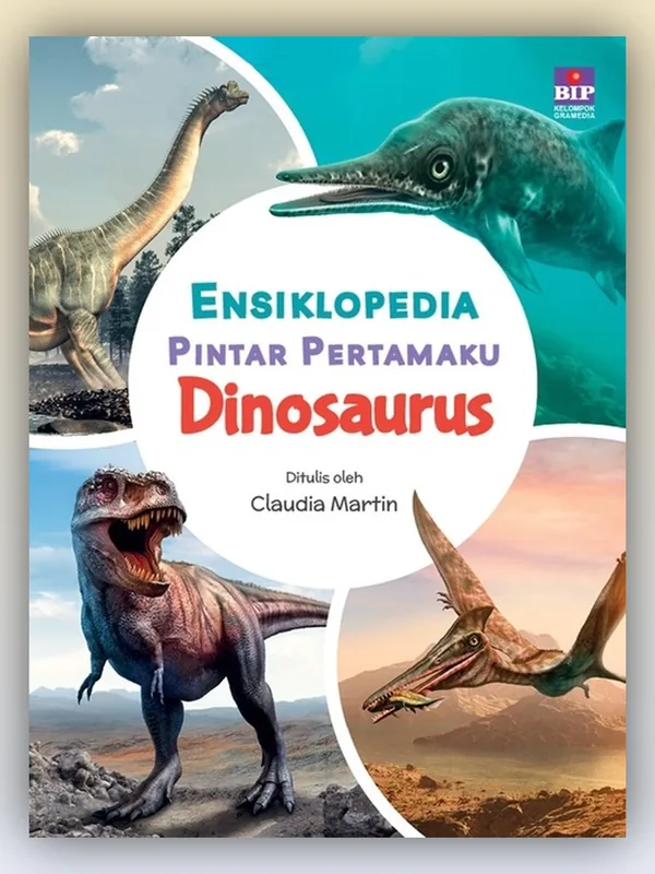 Sampul buku Buku Ensiklopedia Pintar Pertamaku Dinosaurus