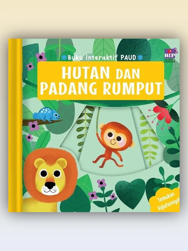 Sampul buku Buku Interaktif PAUD: Hutan dan Padang Rumput