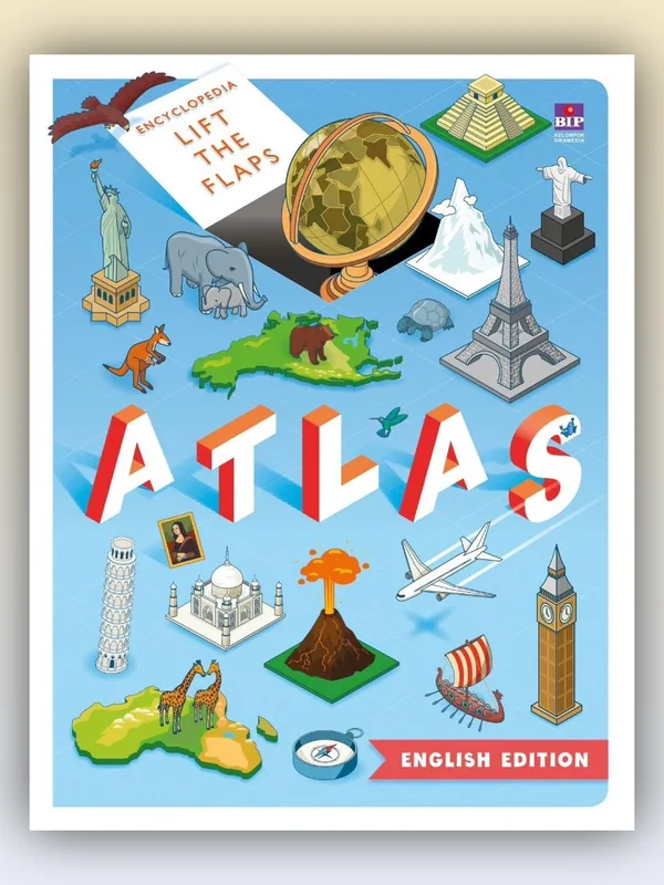 Sampul buku Encyclopedia Lift the Flap Atlas (English Edition)