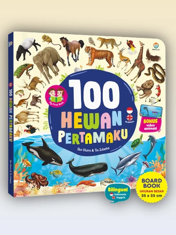 Sampul buku 100 Hewan Pertamaku